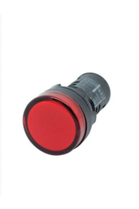 22 mm Ledli Sinyal Lambası 220V - KIRMIZI 10 Adet