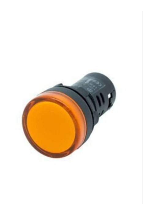 22 mm Ledli Sinyal Lambası 220V - SARI 10 Adet