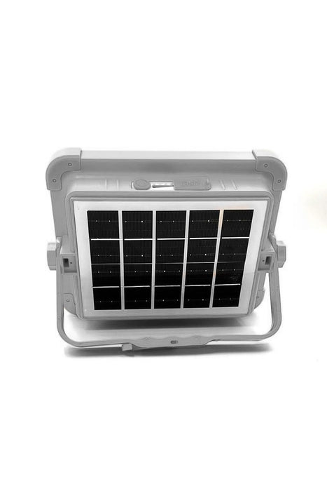 CT-4698 Güneş Enerjili Solar 200 W Led Projektör Taşınabilir Sarı Beyaz Ve Çakar Işık Lamba Ip44