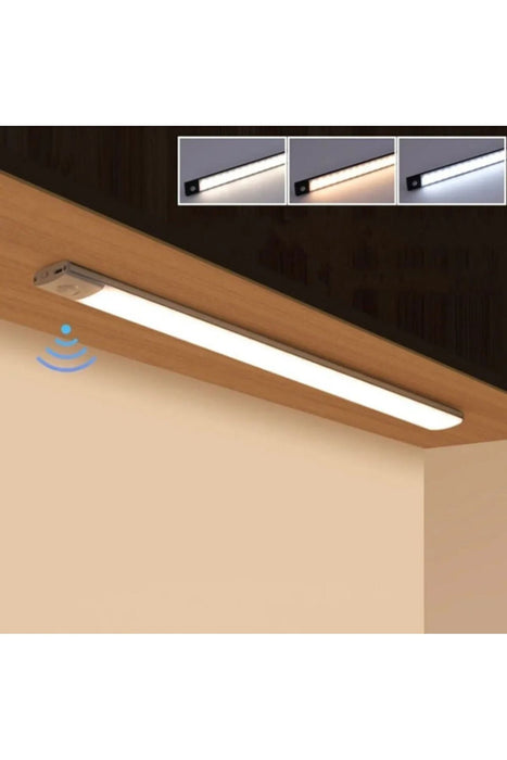 10W Ledli Mutfak ve Dolap İçi 3 Renk Mod'lu USB Şarjlı Hareket Sensörlü Armatür