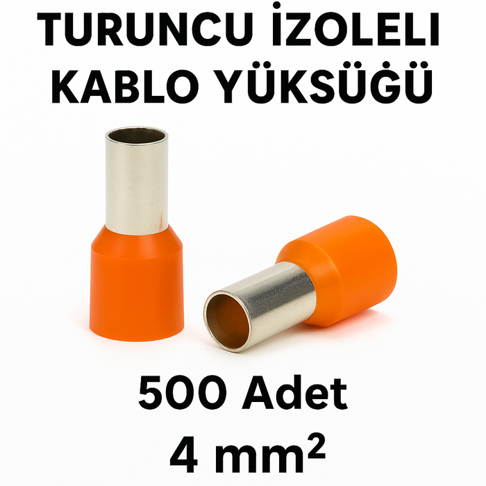 İYF-4 Turuncu İzoleli Kablo Yüksüğü 500 Adet