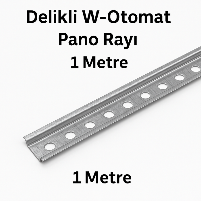 Delikli W-otomat Pano Rayı 1 Mt